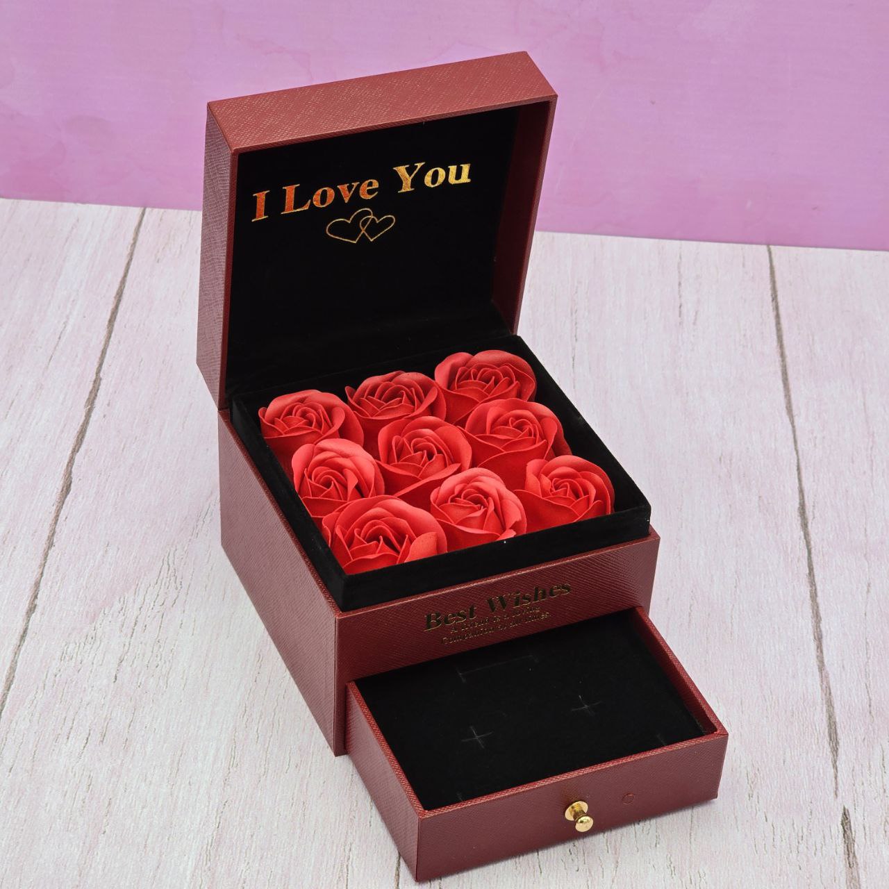 جعبه جواهرات،وارداتی،۲طبقه ،طرح Love
