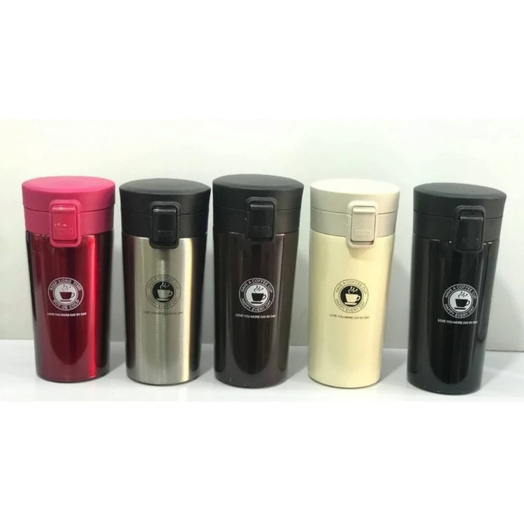 ماگ سفری مدل coffee cup گنجایش 0/380 میل،جنس استیل